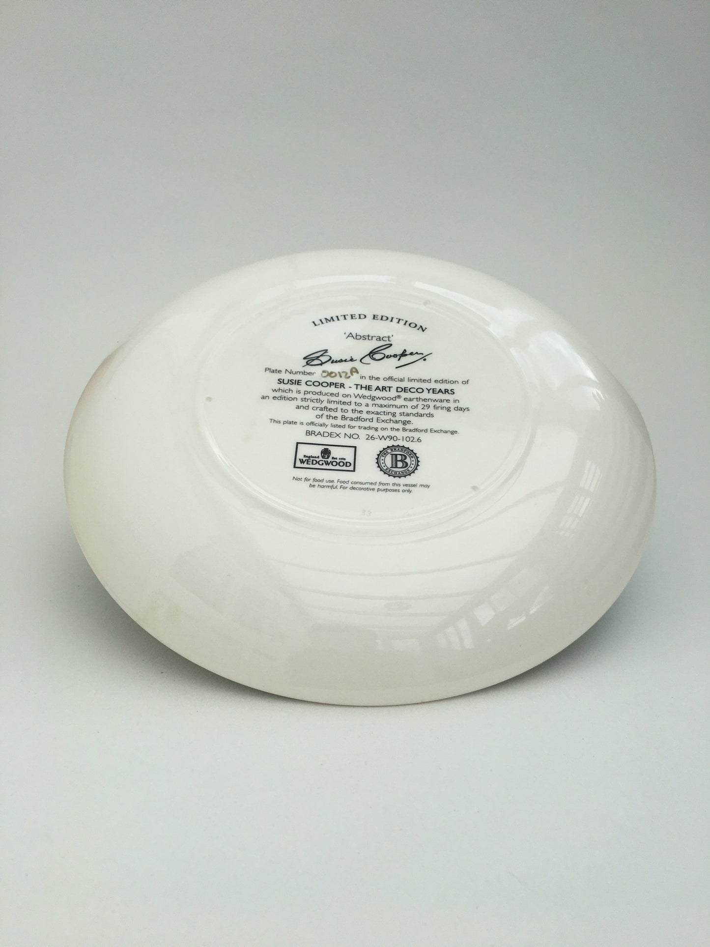 Susie Cooper For Wedgwood - The Art Deco Years, Abstract Plate