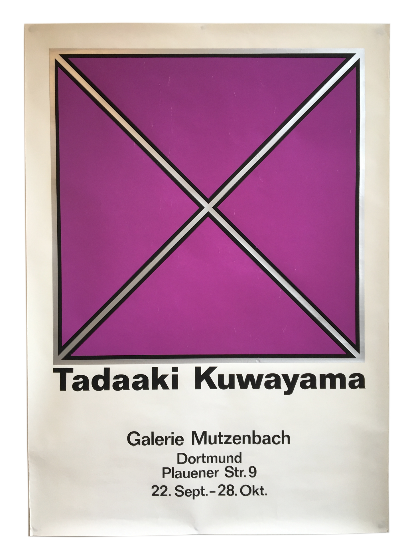 Tadaaki Kuwayama 1967 Exhibition Print