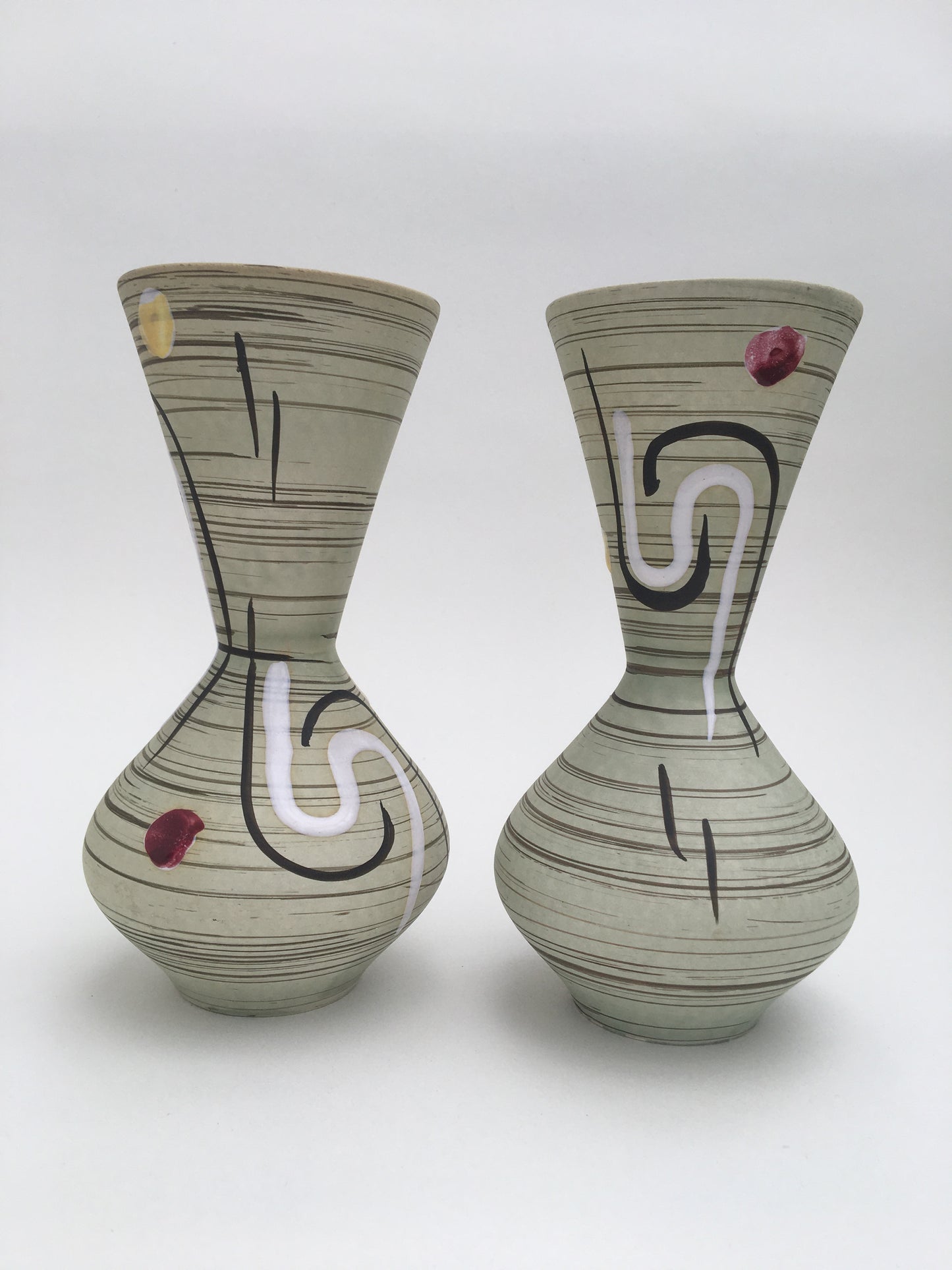 Hand Painted Carstens Vases