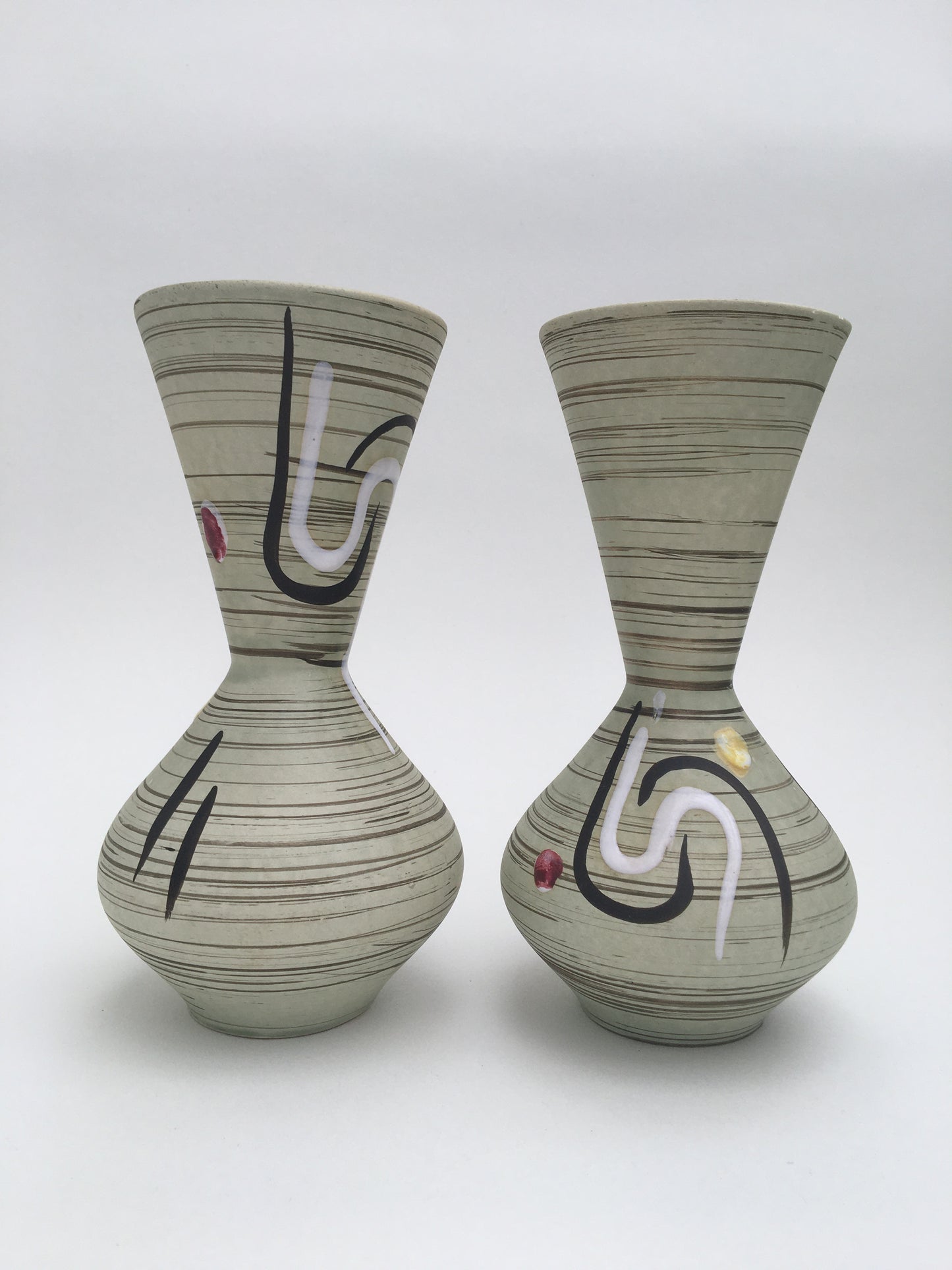 Hand Painted Carstens Vases