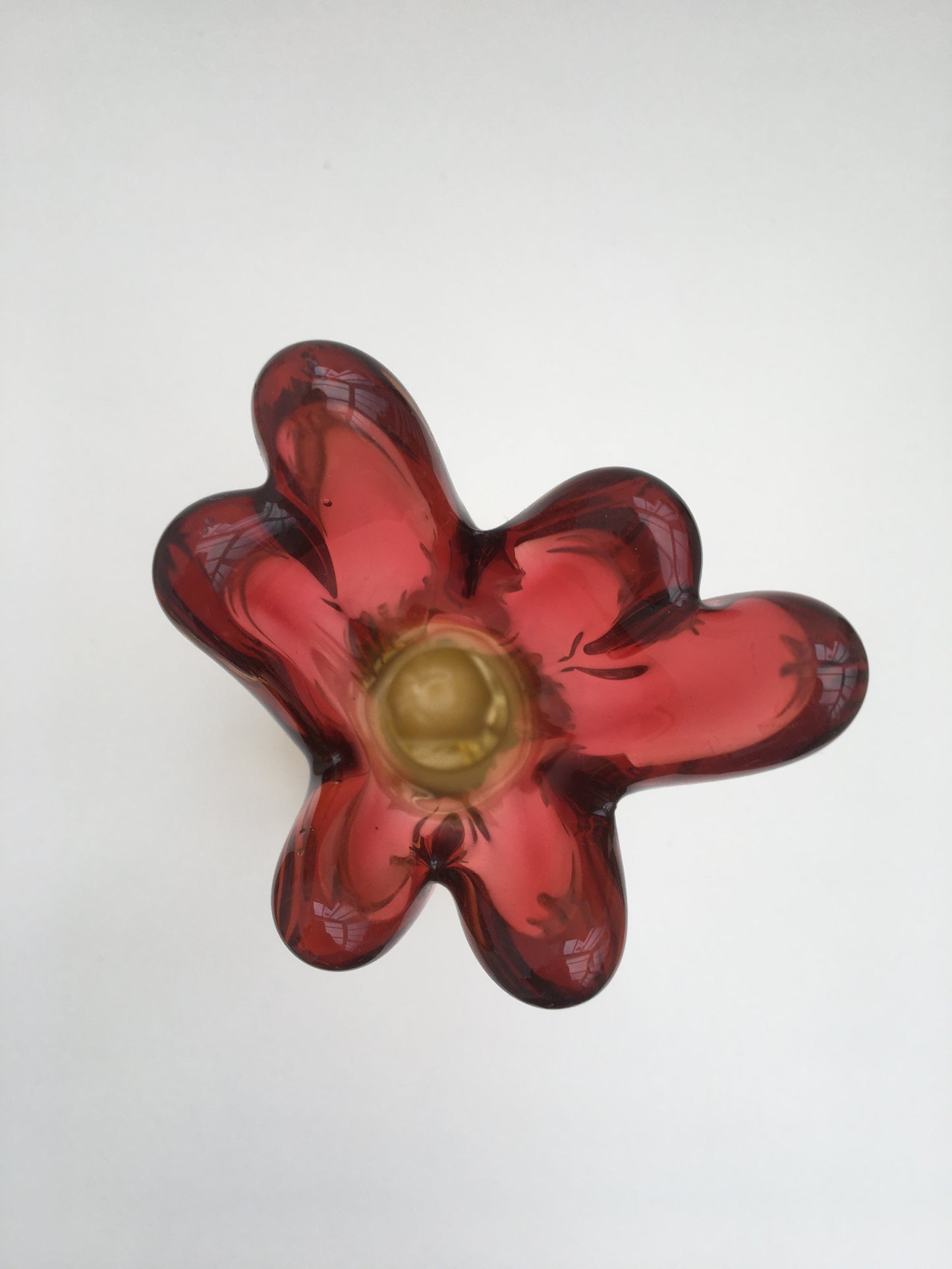 Flavio Poli Style Sommerso Glass Vase