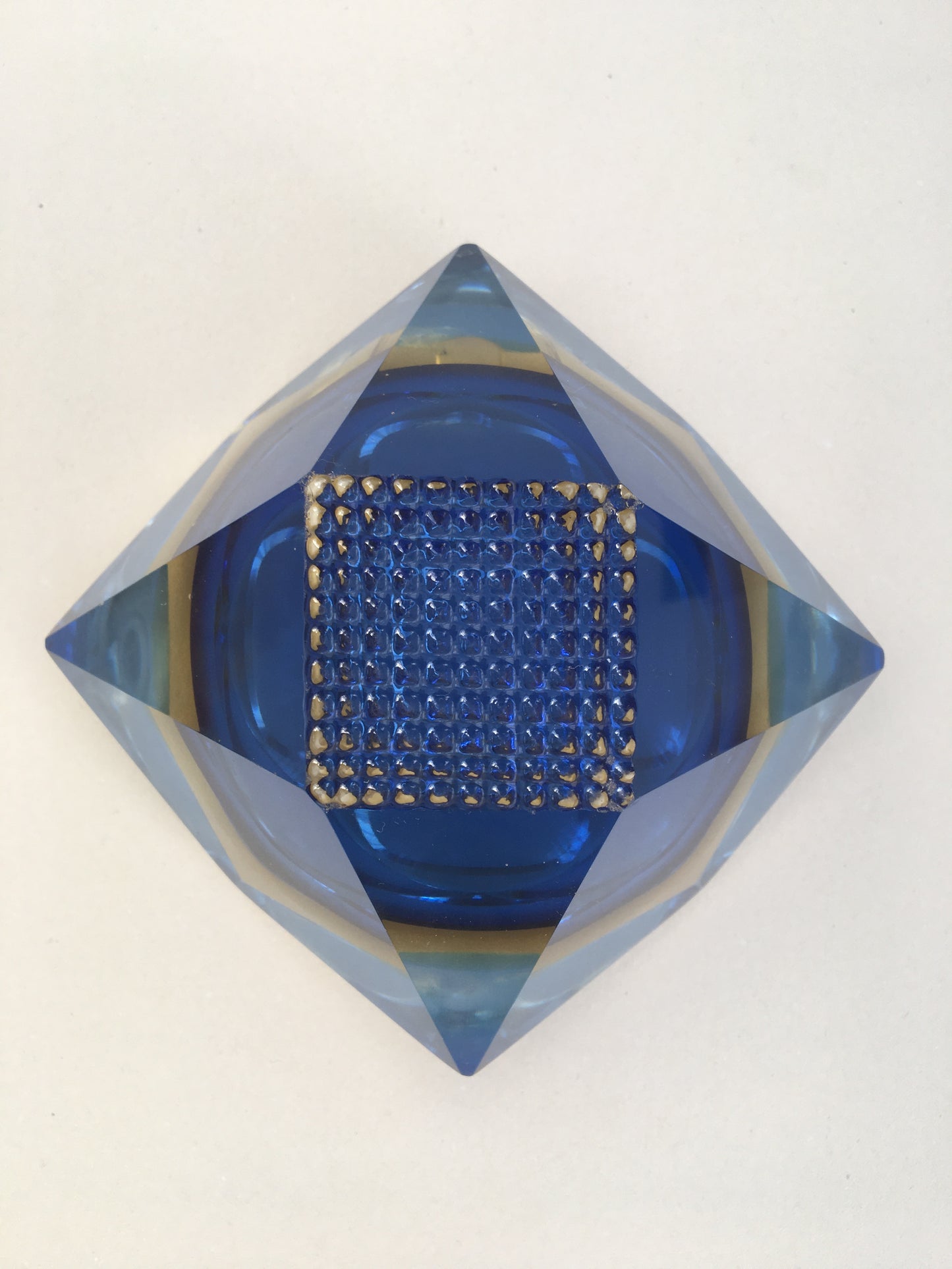 Faceted Sommerso Ashtray