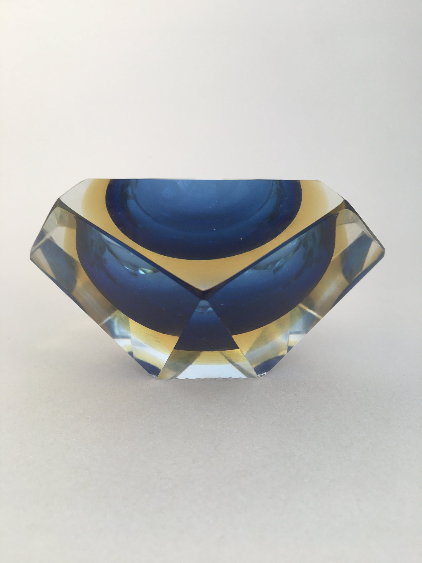 Faceted Sommerso Ashtray
