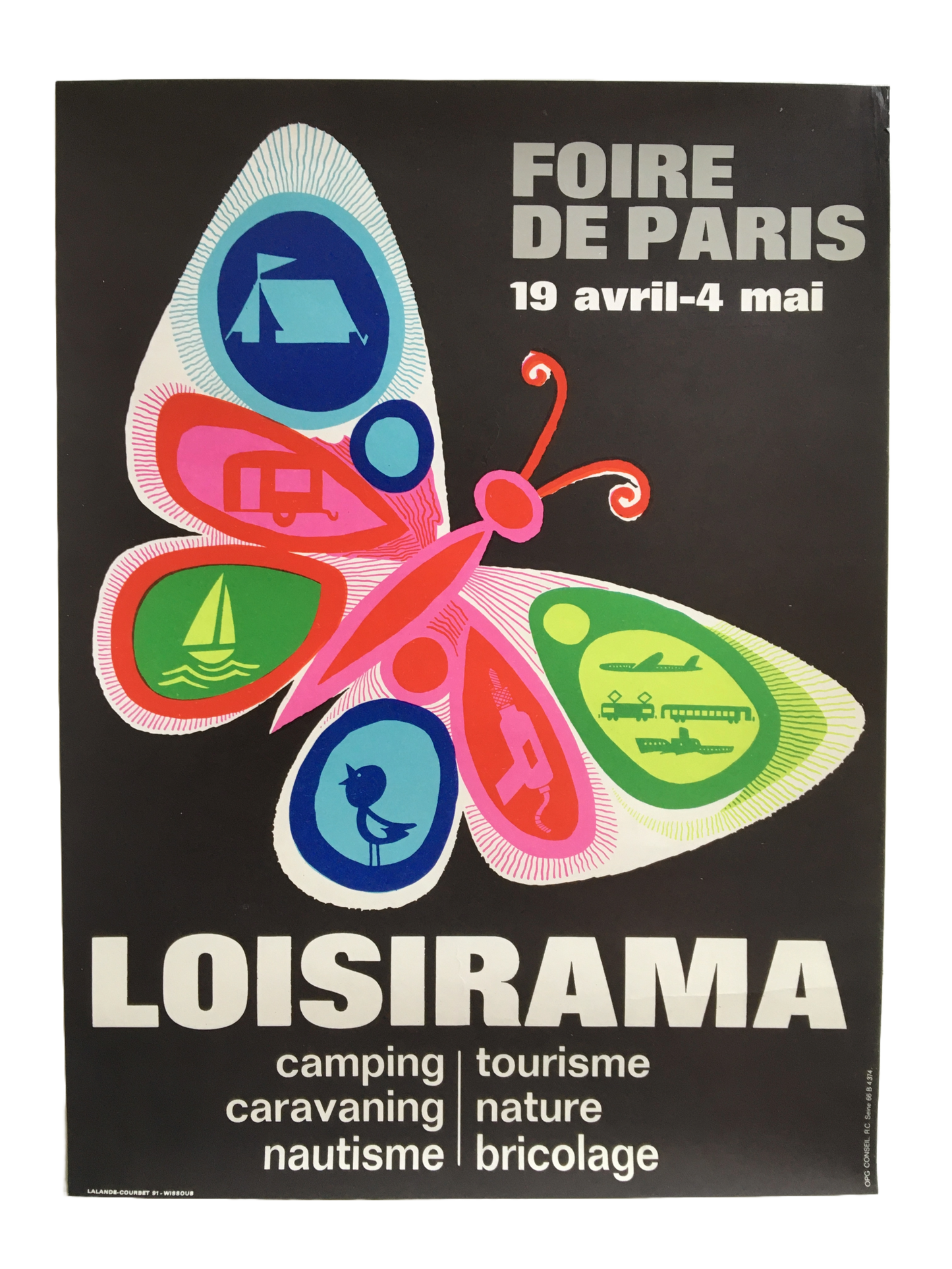 Loisirama Foire De Paris Exhibition Poster