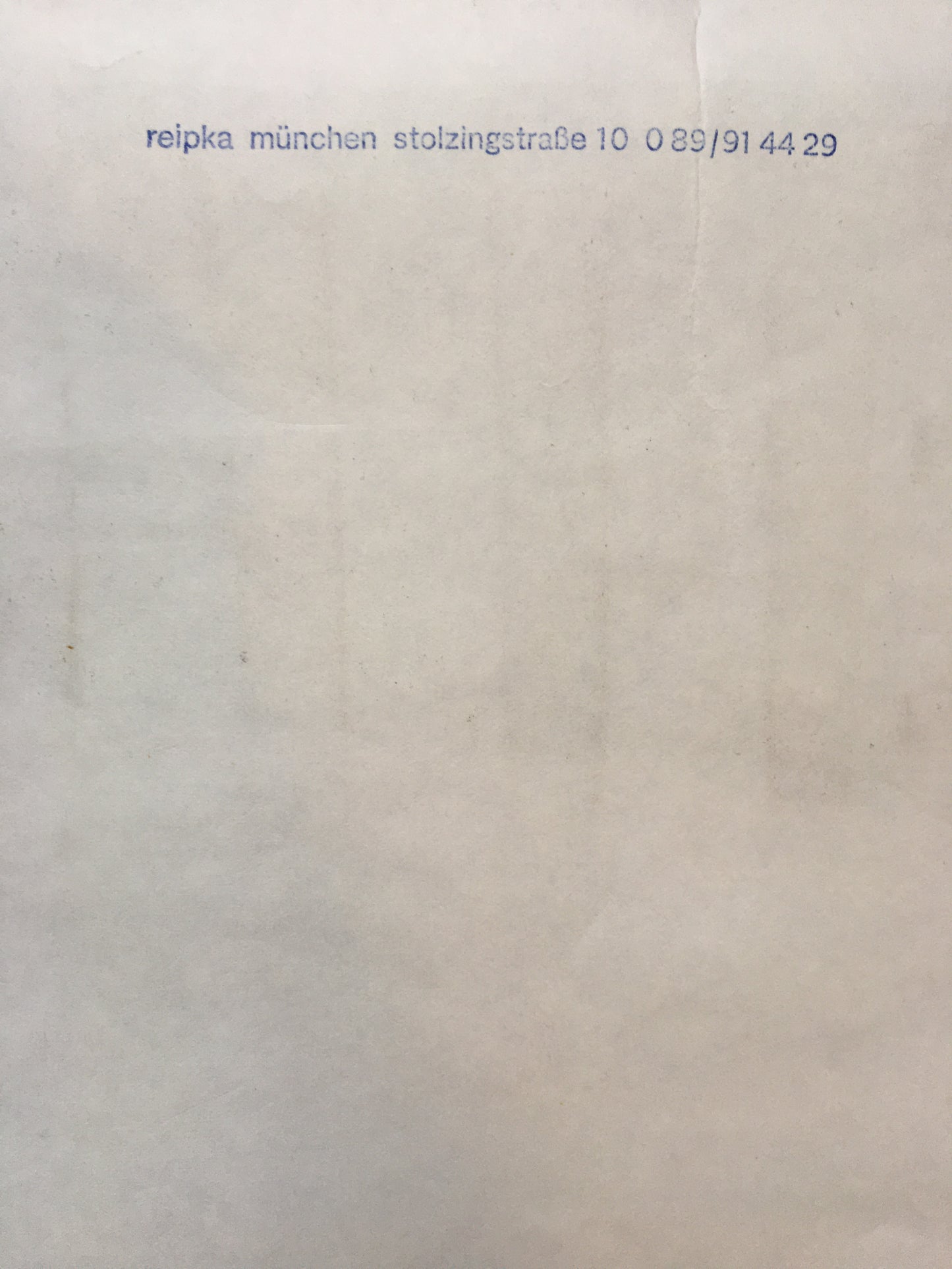 Jürgen Reipka - Signed 1981 Exhibition Poster